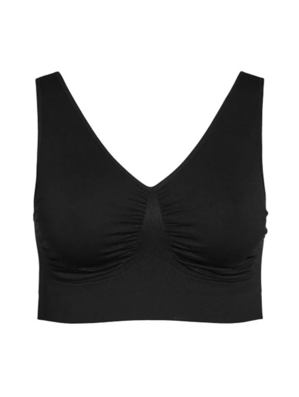 Avenue Body Seamless Wire-Free Bra Black Size 3X NWT Plus Size